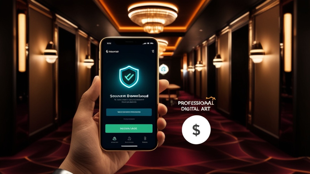Smartfon z bezpiecznym pobieraniem APK z oficjalnego źródła